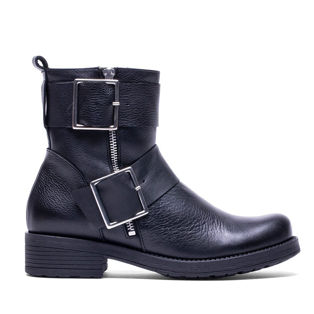 BOTTES BT-50 EN CUIR SAUVAGE NOIR