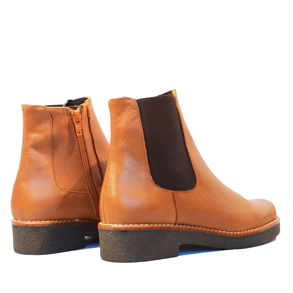HU-481 CAMEL NAPPA BOOT