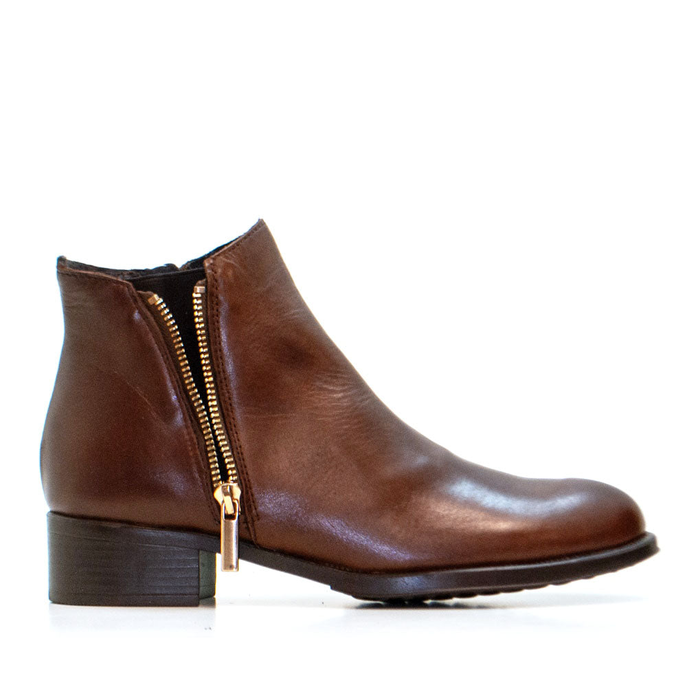BT-33 BROWN NAPPA LEATHER BOOT