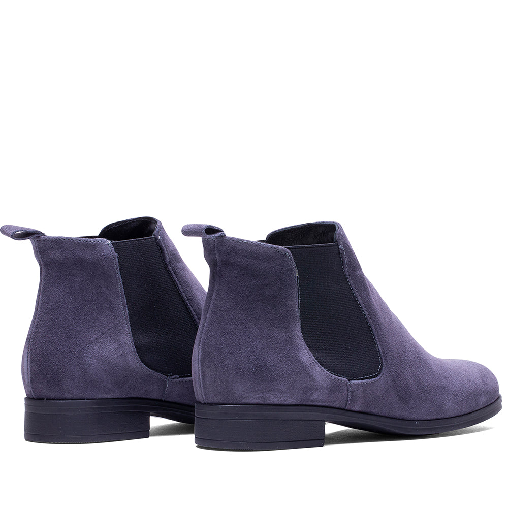 -F-2419 GREY SUEDE BOOT