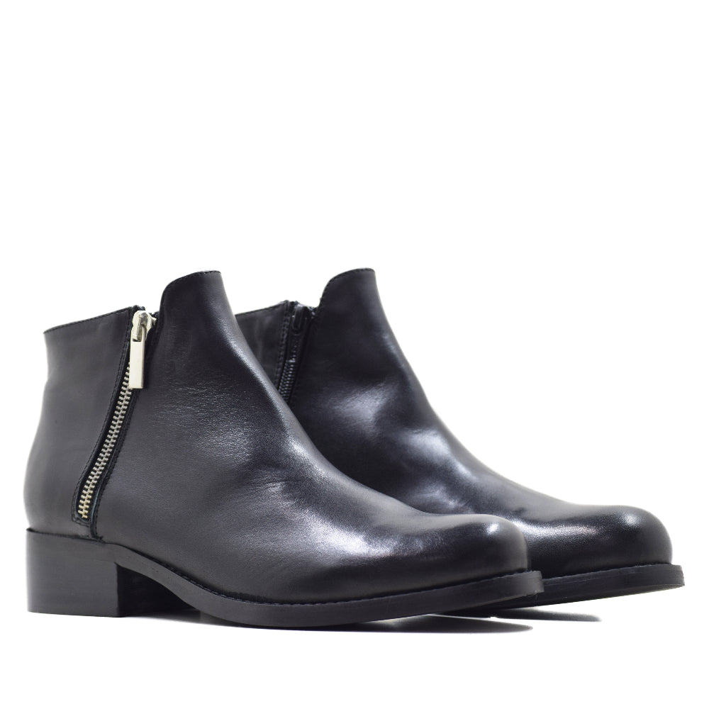 BOOT 857 BLACK COY LEATHER