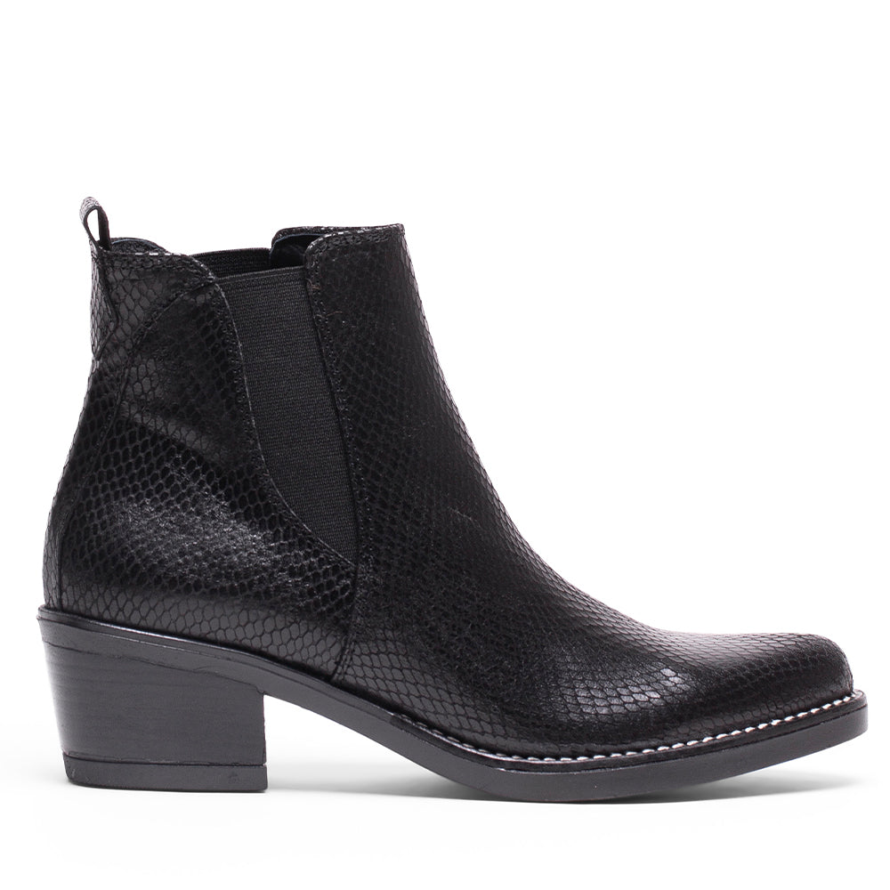 CA-1254 BOTTES SERPENT NOIRES
