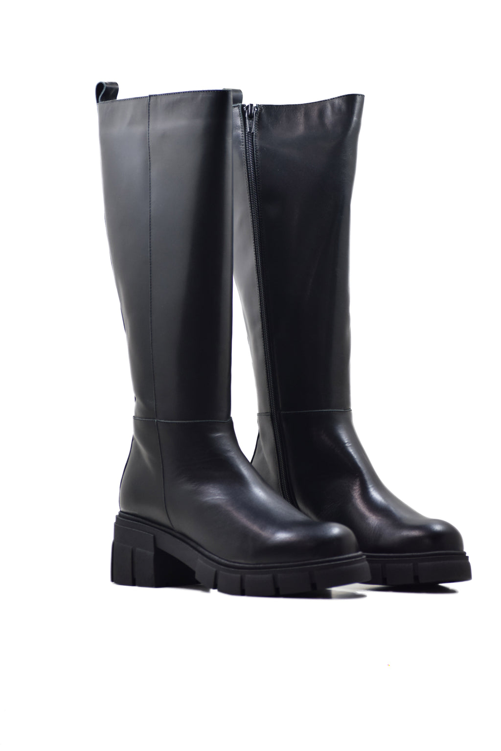 BOTA CA-1888 EN PIEL KRUST NEGRO