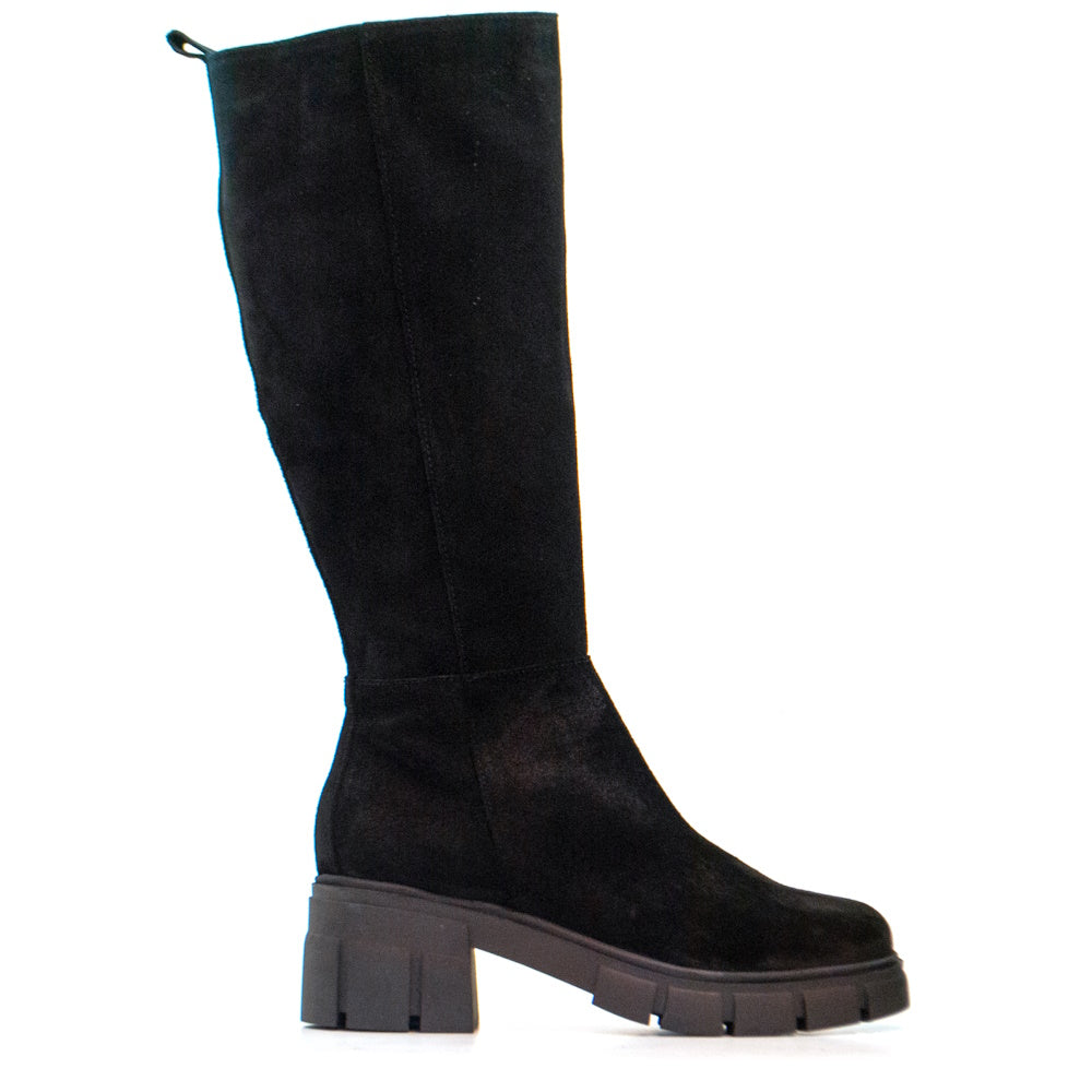 BOTA CA-1888R EN PIEL SERRAJE NEGRO