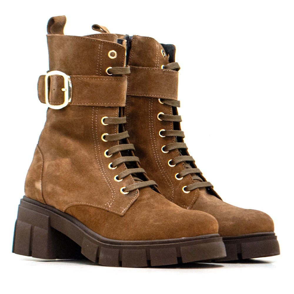 CA-1894 BOOT IN MUD SUEDE LEATHER