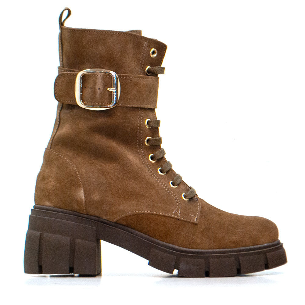 CA-1894 BOOT IN MUD SUEDE LEATHER