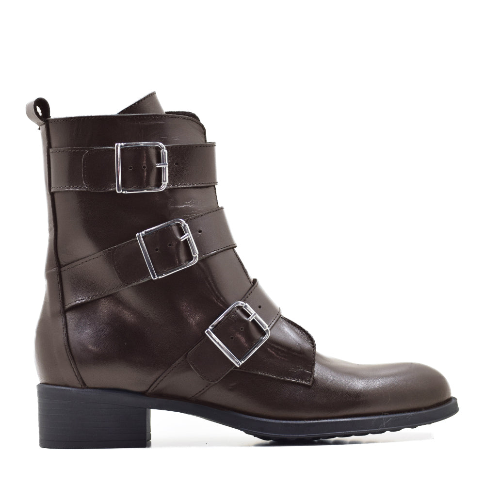 CA-1900 BOOT IN KRUST MOKA LEATHER