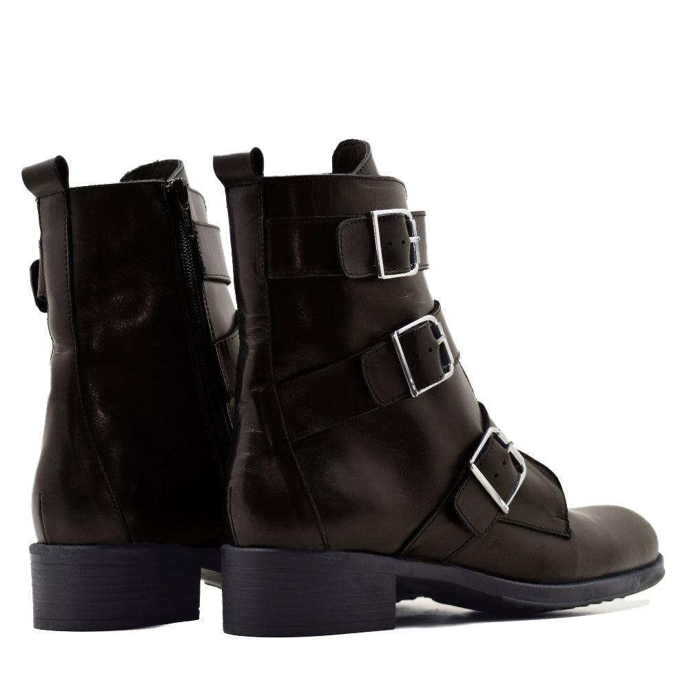 CA-1900 BOOT IN KRUST MOKA LEATHER