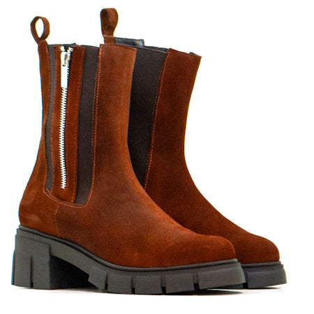 BOTTES EN CUIR SUÈDE CA-2021
