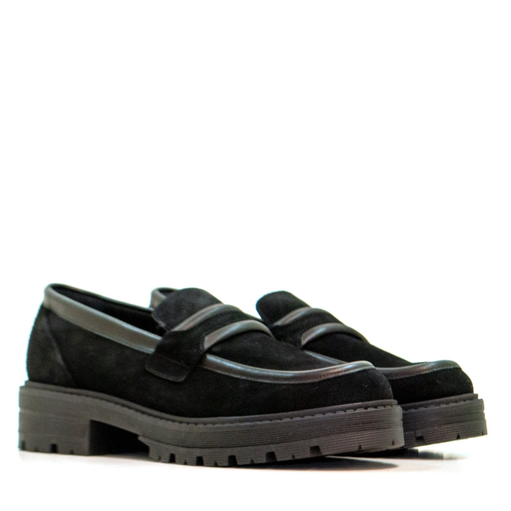 ZAPATO CA-2066 KRUST/SERRAJE NEGRO