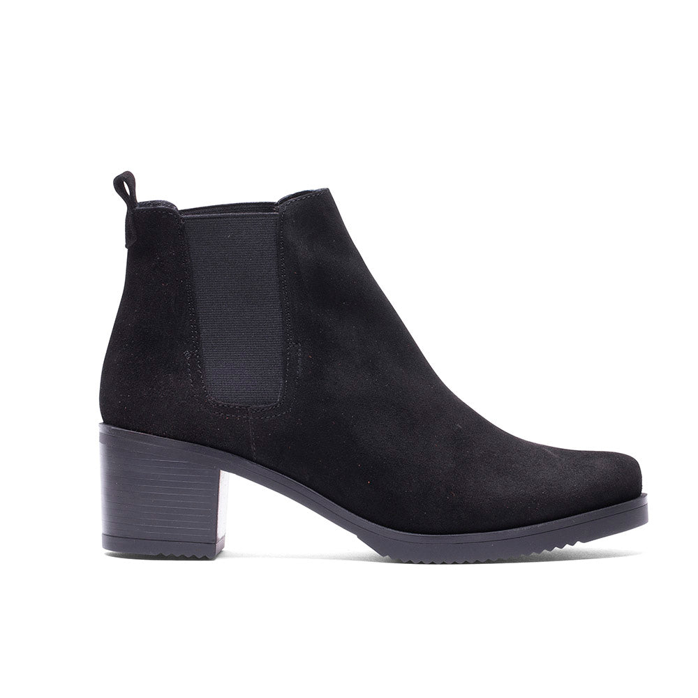 -B-2 BLACK SUEDE BOOT