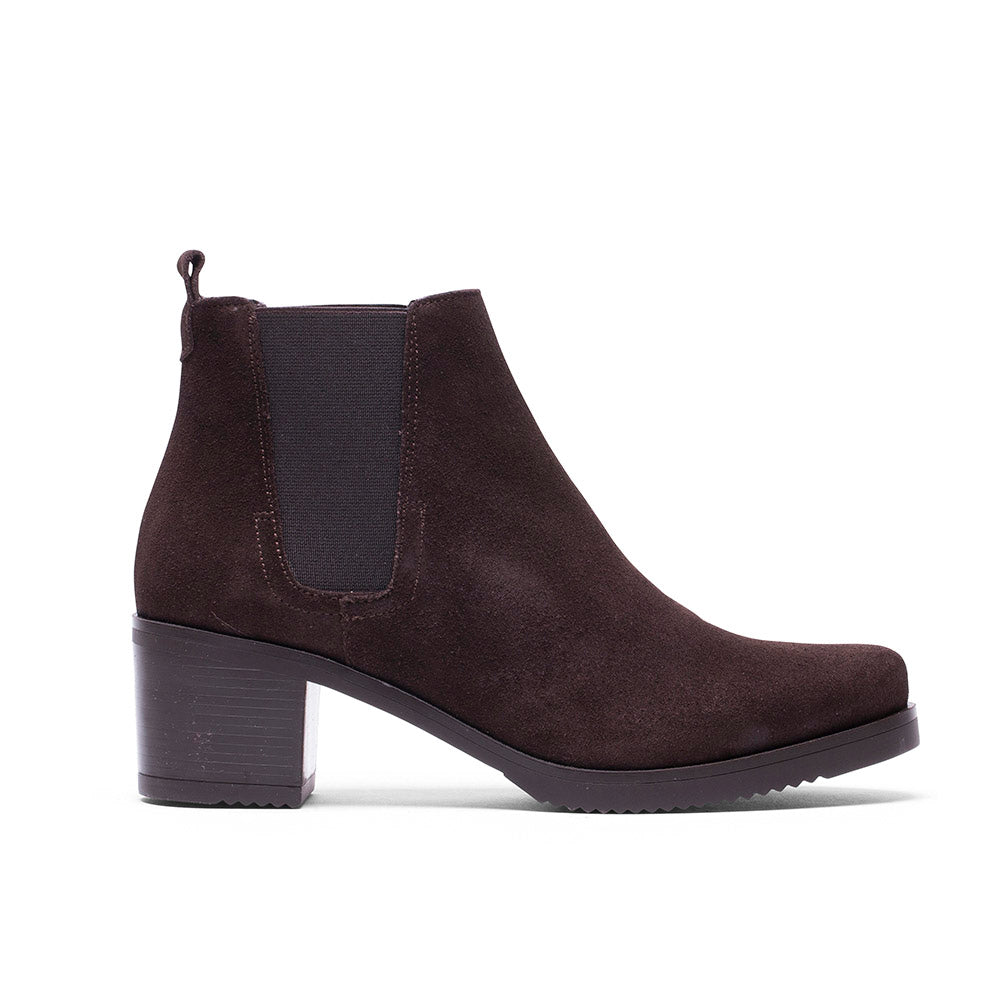 BOTTES EN DAIM MARRON B-2