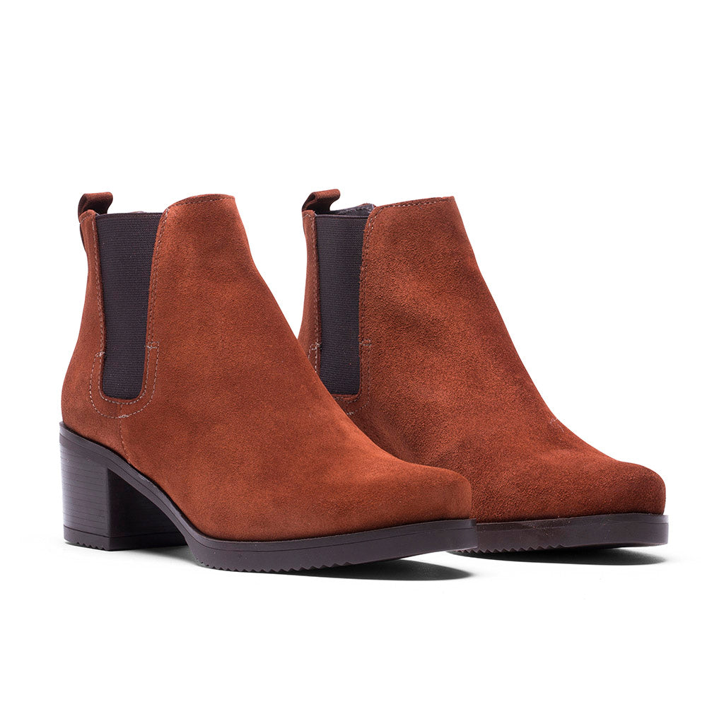 BOTTES EN CUIR SUÈDE B-2