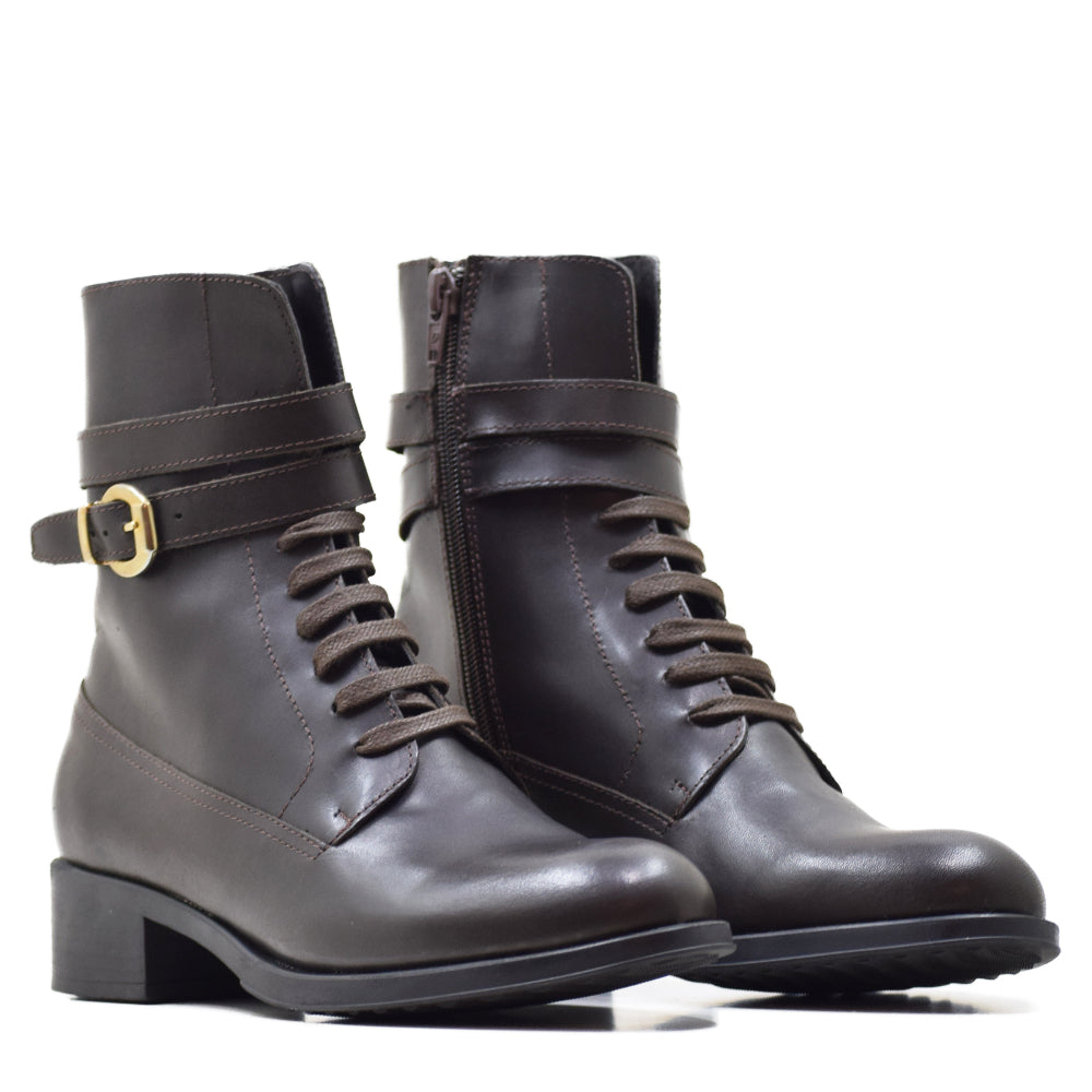 BOTTES B-404 MARRON EN NAPPA