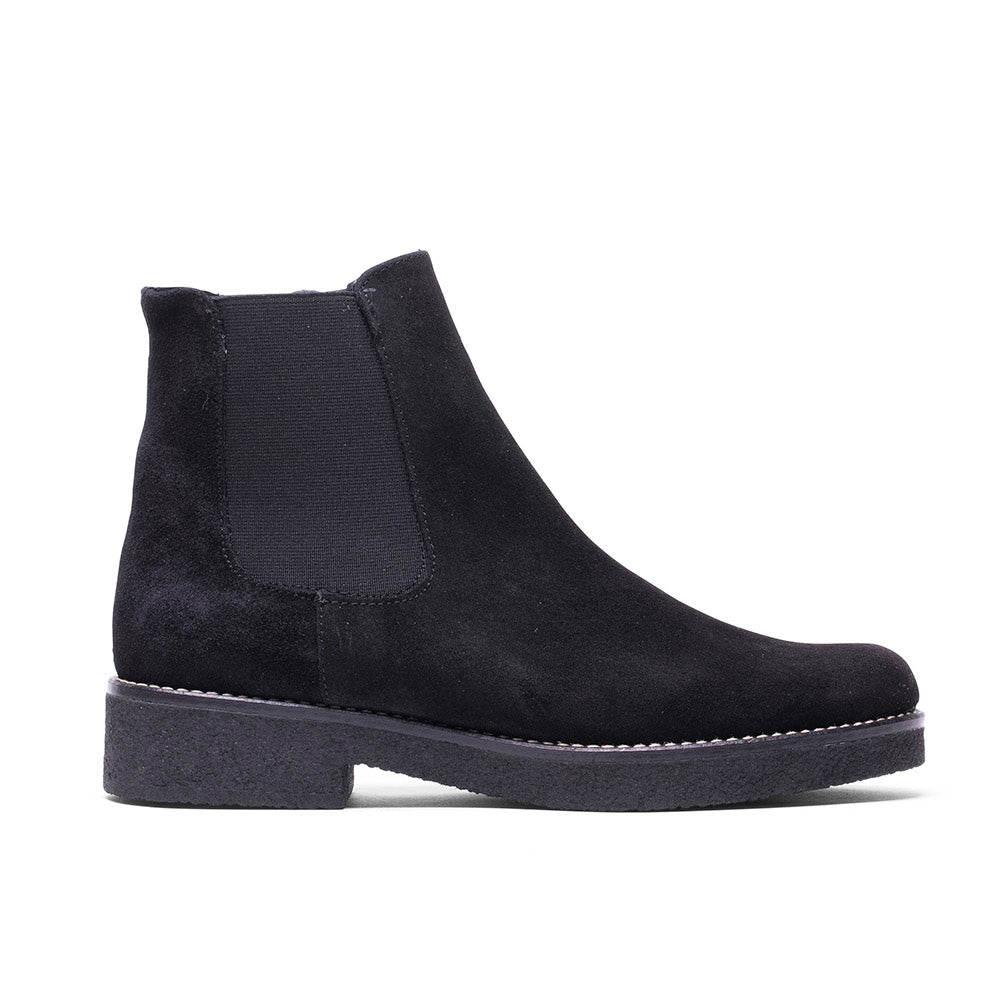 -HU-481 BOTTE EN DAIM NOIR