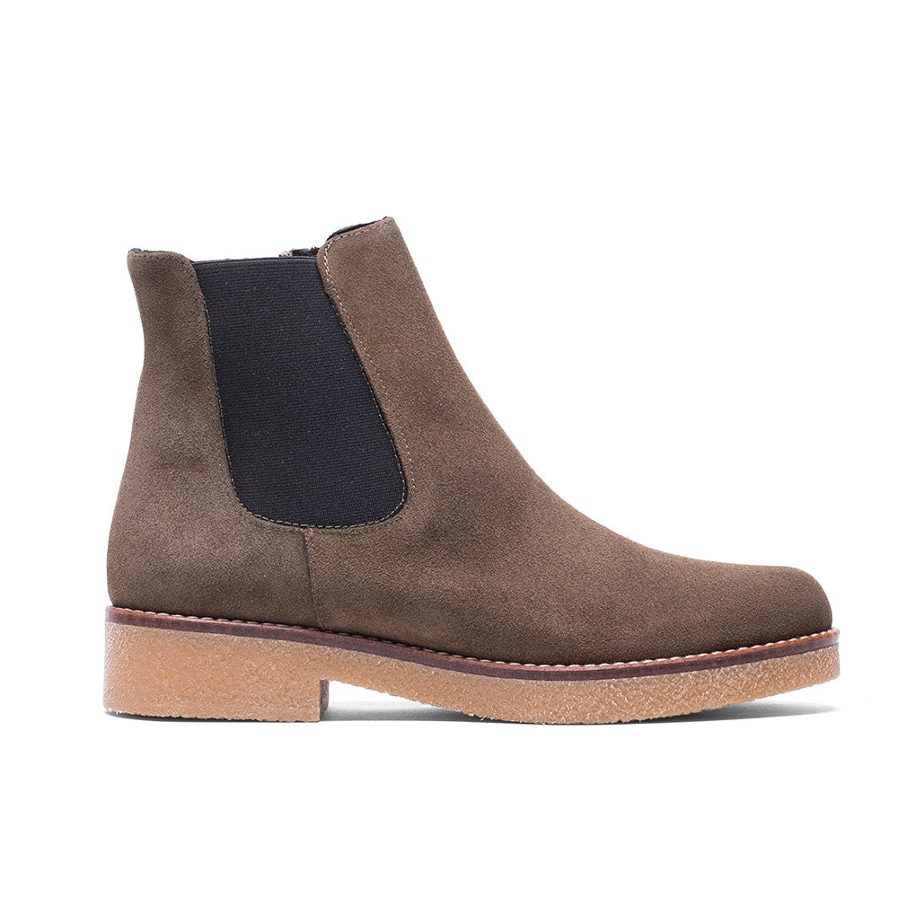 BOTTES EN DAIM KAKI HU-481