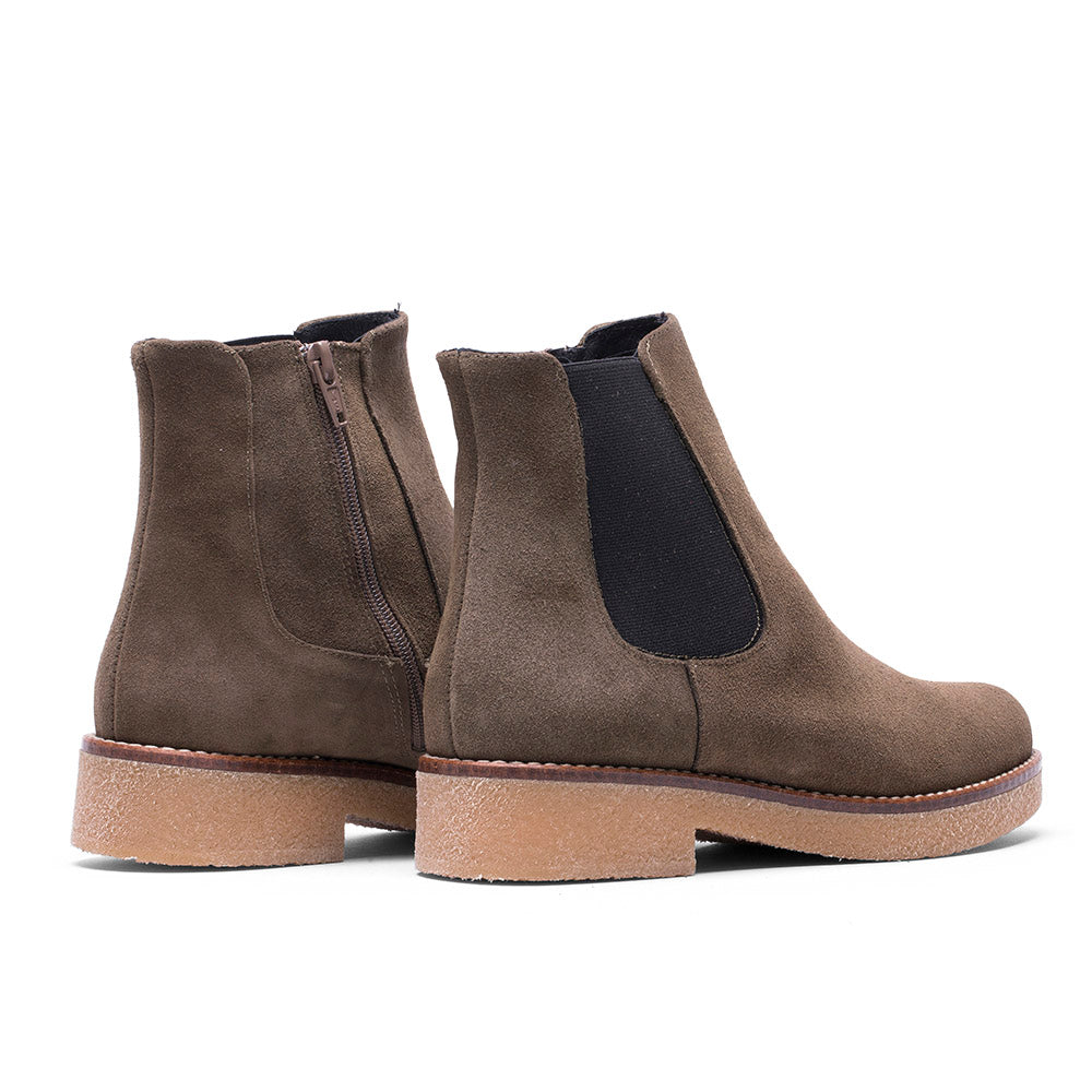BOTTES EN DAIM KAKI HU-481