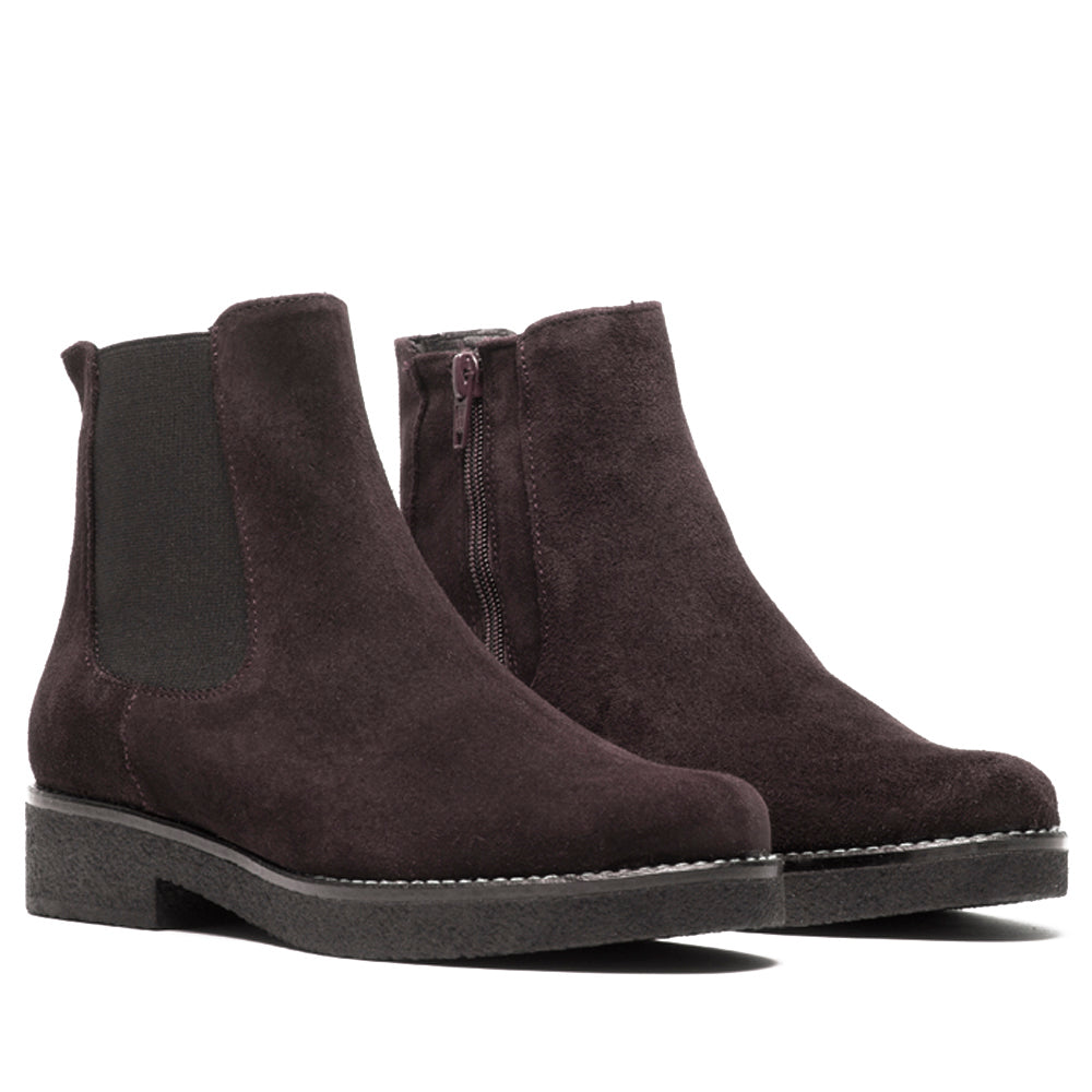 BOTTES EN DAIM MARRON HU-481