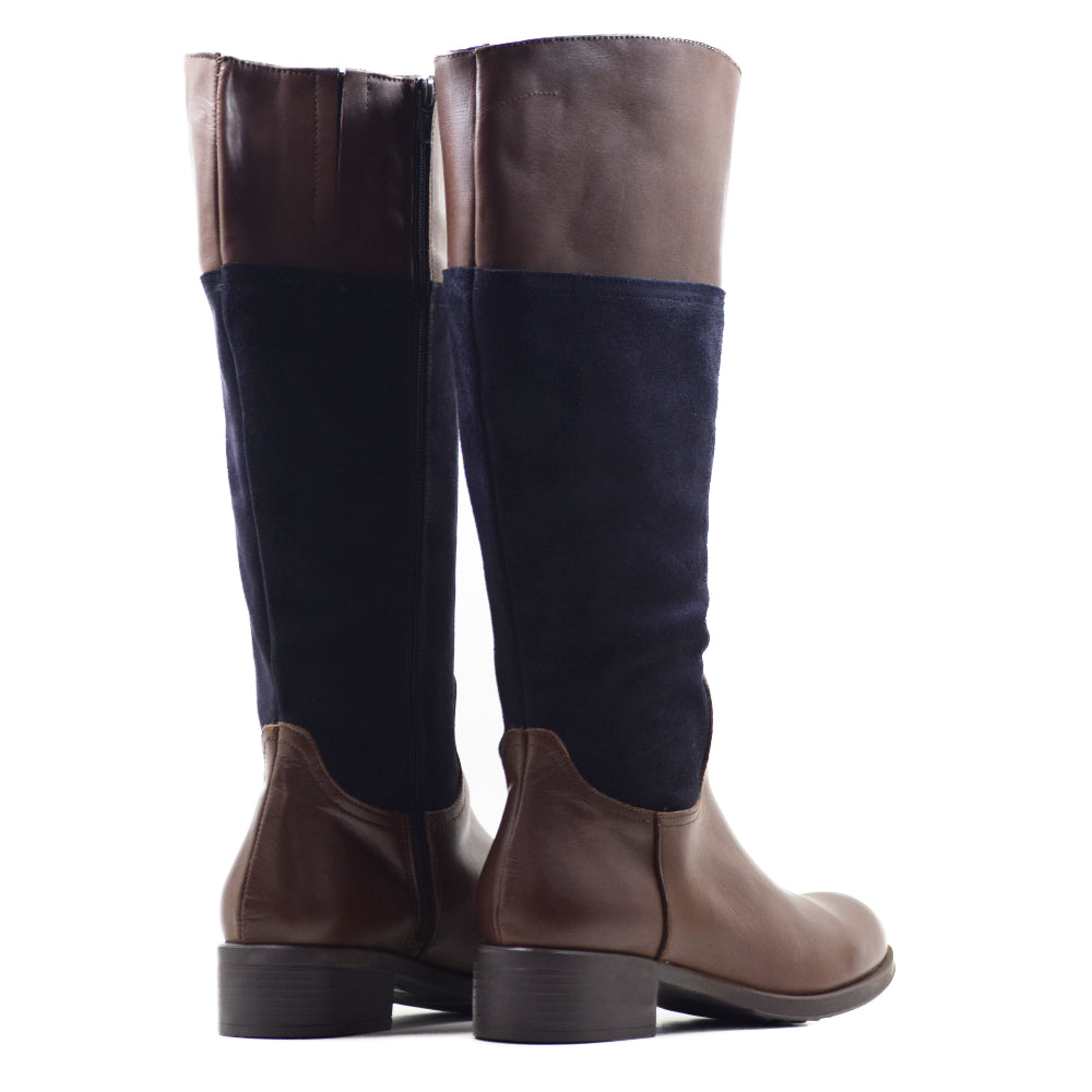 BOTA CA-237 KRUST MARRON/SERRAJE MARINO