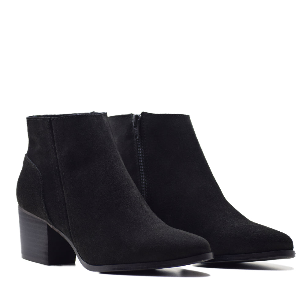 BOTTES AKRA EN DAIM NOIR