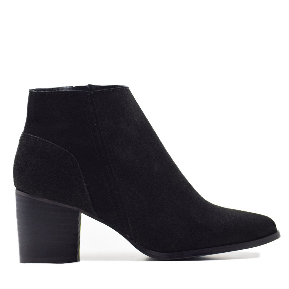 BOTTES AKRA EN DAIM NOIR