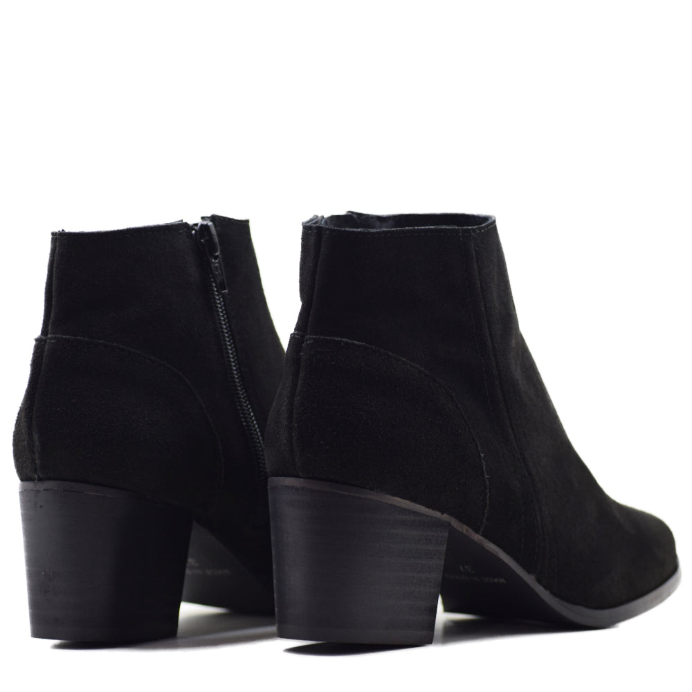 BOTTES AKRA EN DAIM NOIR