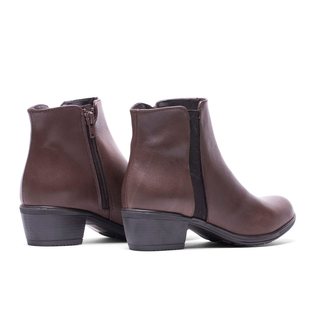 BOTTE 407 EN CUIR NAPPA MARRON