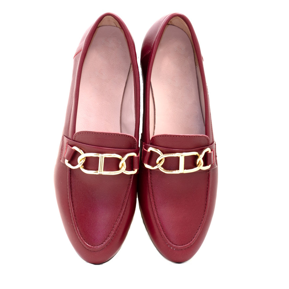 ZAPATO CA-693 NAPA BURDEOS